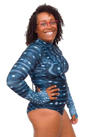 Whale Shark Warrior - Long Sleeve Swimsuit | Sun Protection Suit