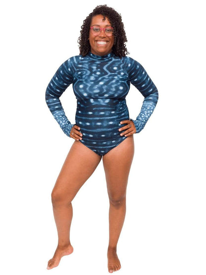 Whale Shark Warrior - Long Sleeve Swimsuit | Sun Protection Suit