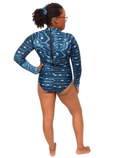 Whale Shark Warrior - Long Sleeve Swimsuit | Sun Protection Suit