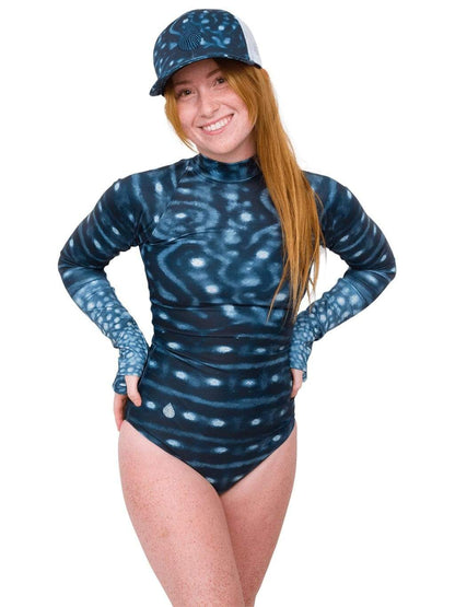 Whale Shark Warrior - Long Sleeve Swimsuit | Sun Protection Suit