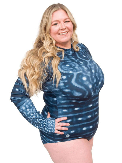 Whale Shark Warrior - Long Sleeve Swimsuit | Sun Protection Suit