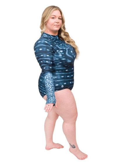 Whale Shark Warrior - Long Sleeve Swimsuit | Sun Protection Suit